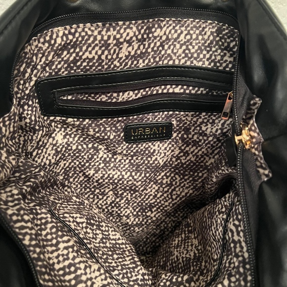 Urban Expressions Black 4 Square Tote - Picture 8 of 12